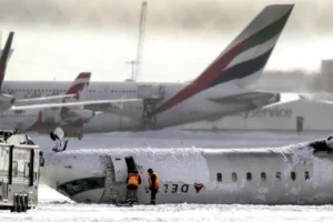 Delta ofrece a pasajeros U$30.000 a cada uno tras accidente aéreo