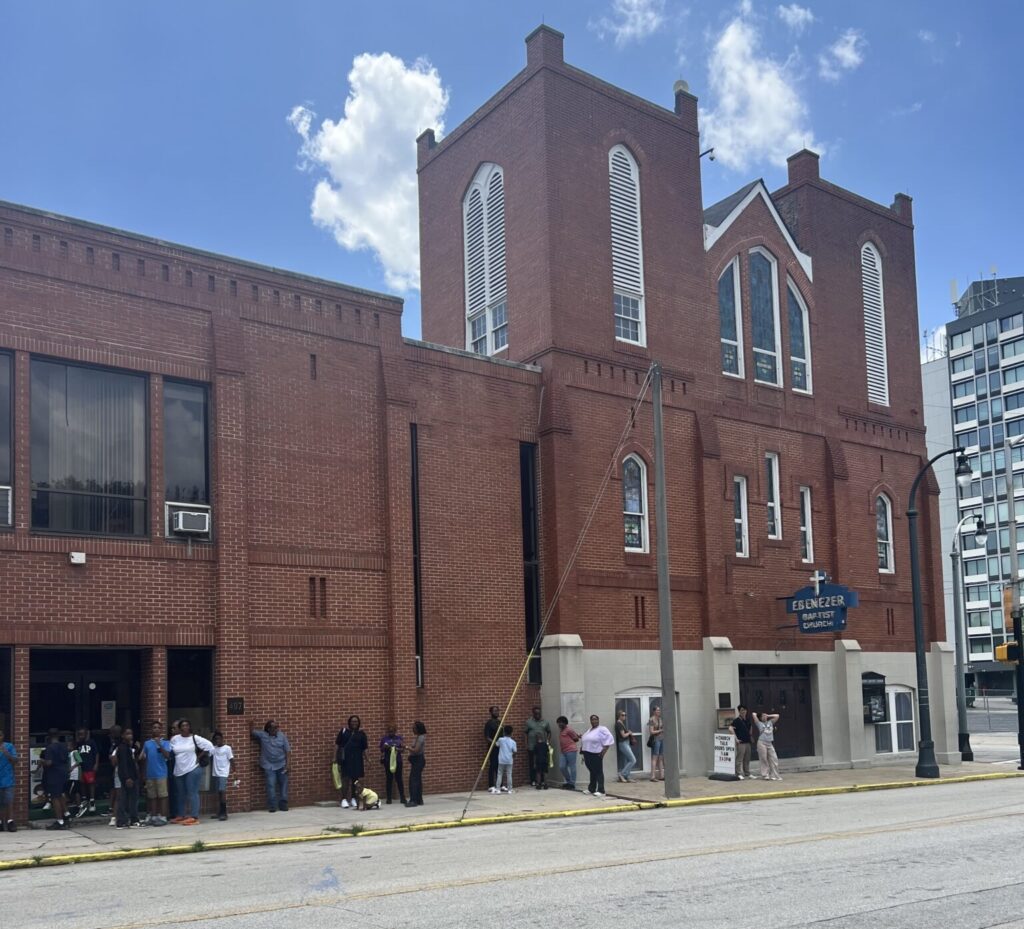 La iglesia baptista donde oficiaba las ceremonias Martin Luther King Jr y donde mataron a su madre