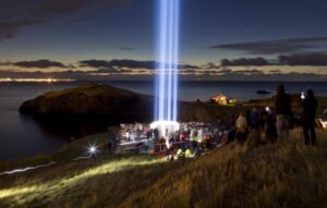 Imagine Peace, el faro dedicado a la paz en la capital de Islandia