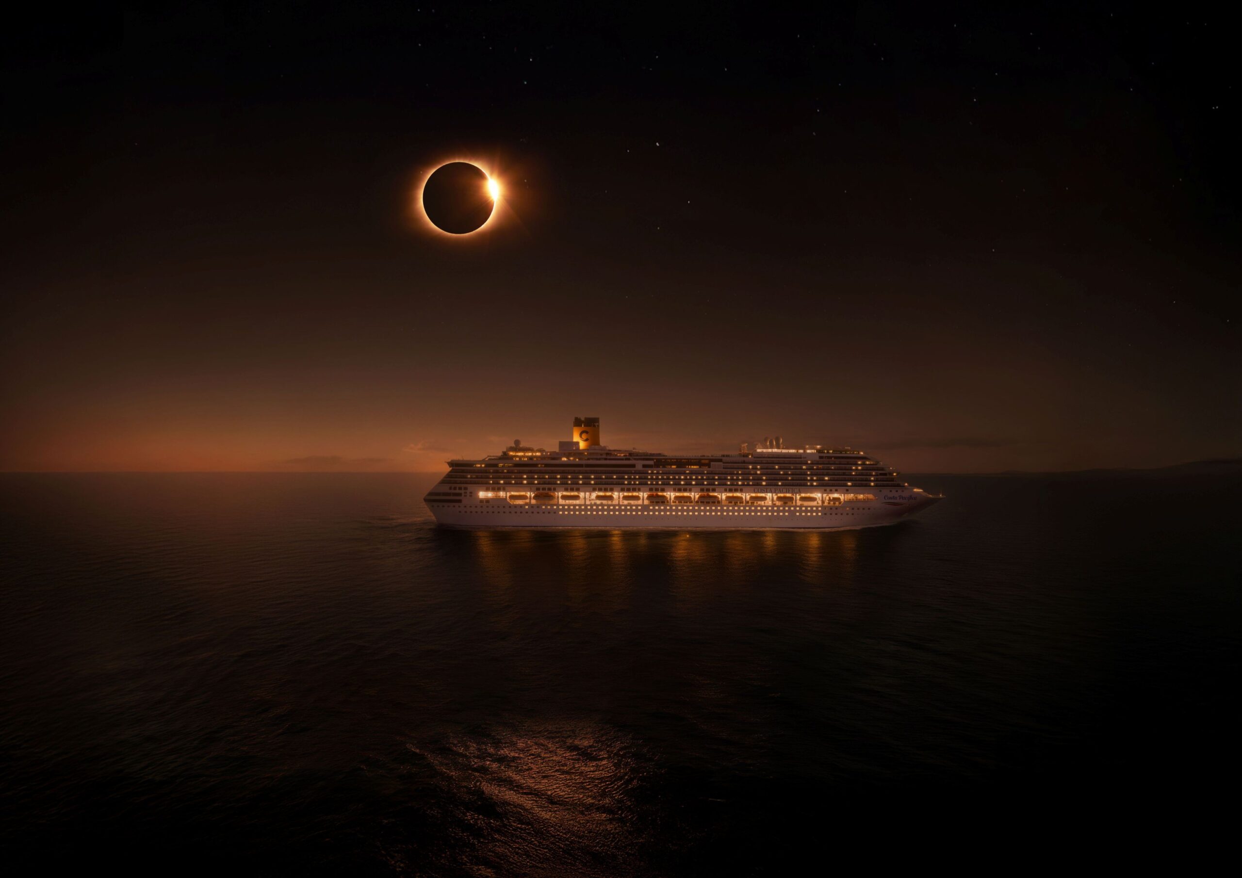 🌘 Costa Cruceros lanza un crucero único para ver el eclipse solar total 2026 desde el Mediterráneo