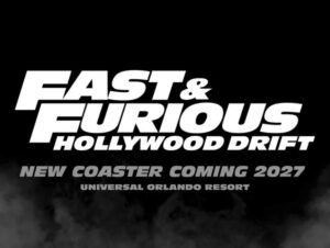 Universal acelera a fondo: así será Fast & Furious: Hollywood Drift, la montaña rusa más rápida de su historia
