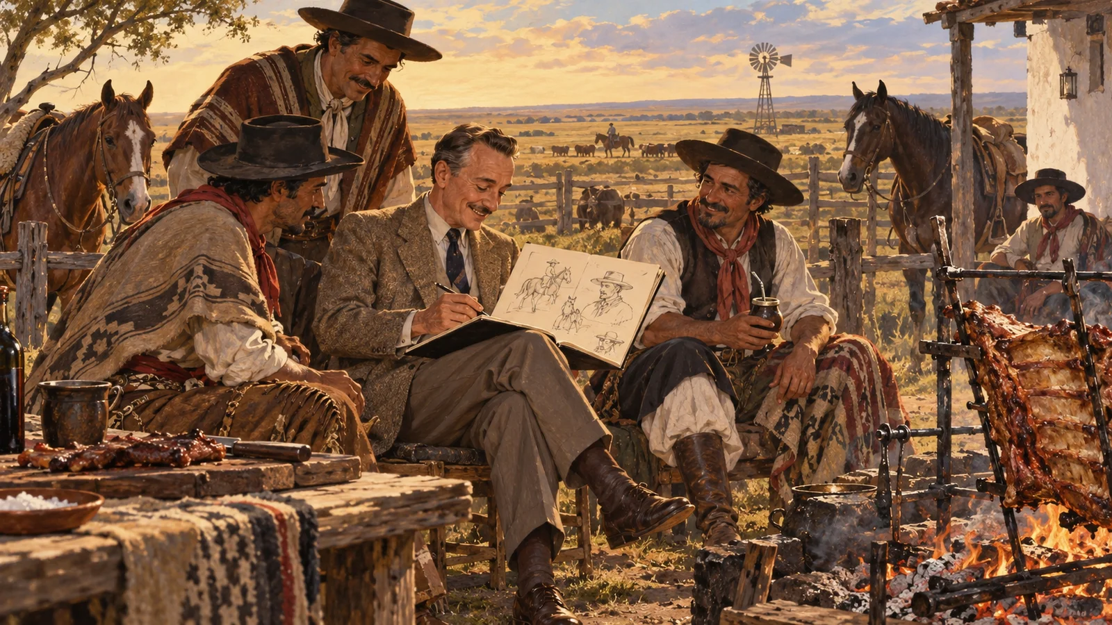 En el Palacio Libertad de Buenos Aires se recuerda cuando Walt Disney visitó la Argentina, de las pampas a la Patagonia